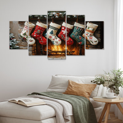 Ensemble de salon Green Christmas Stockings II