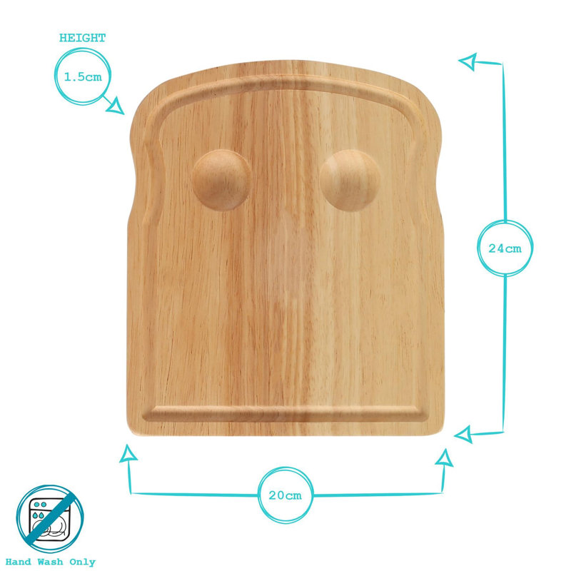 Argon Tableware Wooden Breakfast Board