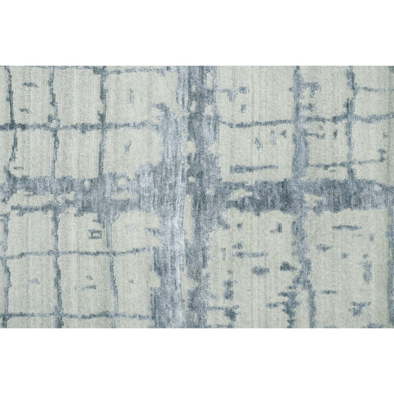 Area Rug in Gray/Beige, Rectangle 8' x 10'