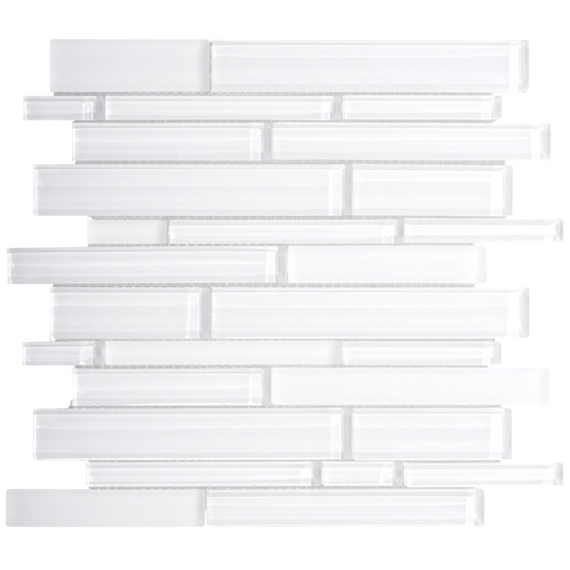 Carreau de mosaïque en verre de qualité supérieure, Blanc
