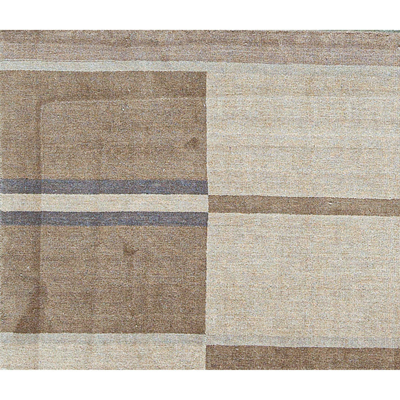 Hand-Knotted High-Quality Brown Area Rug