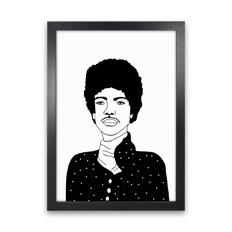 Prince by Carissa Tanton - Print, 63cm H x 46cm W x 3cm D, Black Framed
