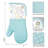 Silicone Printing Oven Mitts-129682277