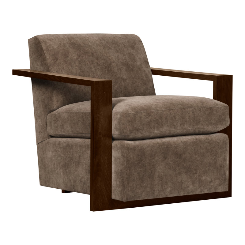 Thom Filicia Home 32" Wide Upholstered Armchair, Wrenn, Nadia Earth