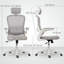 Chaise de bureau ergonomique, chaise de bureau avec support lombaire, gris-837857968-837857982