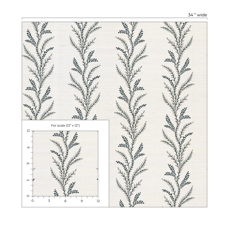 Rouleau de fleurs Addleigh, Noir / crème / gris
