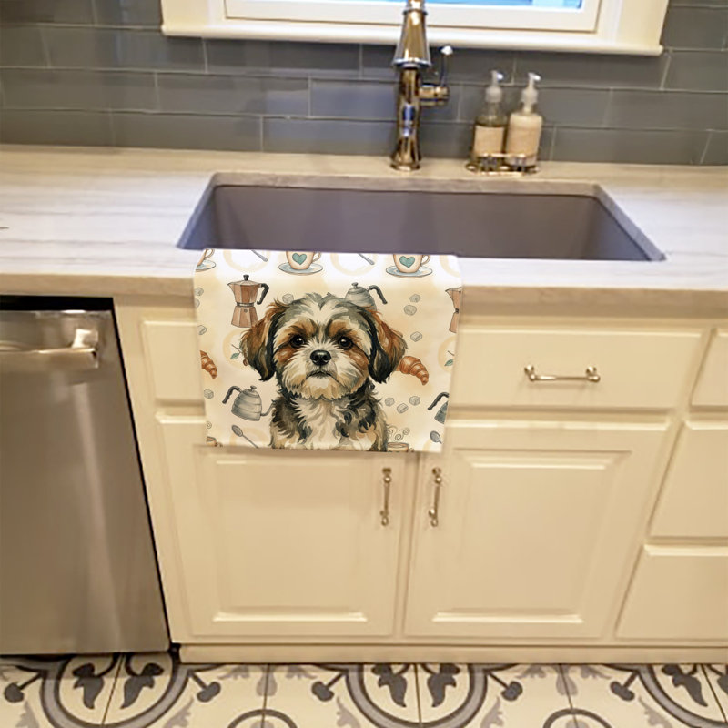 Serviette de cuisine Coffee Bar, Bringé Shih Tzu