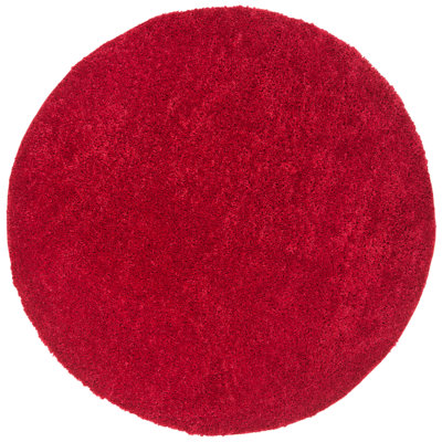 Brittney Performance solid color shag rug