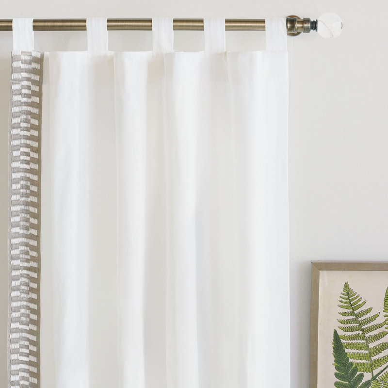 Junonia Room Darkening Curtain, 96" W x 120" L, Right