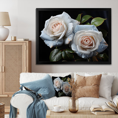 Roses blanches, impression romantique II
