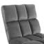 Chaise d'appoint en velours capitonné de 24 po Dehl-1082408247