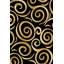 Tapis noir / beige Wargo