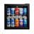 Frigidaire 1.3 cu. ft. 36L Glass Door Beverage Refrigerator, Mini Fridge with 47 Can Capacity, Touch Controls, Adjustable Shelves, LED Lighting & Quiet Compressor Cooling