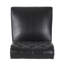 Chaises de salle à manger en cuir PU (2) - noires, de style 2 noires avec accent-116737125