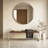 48.42 In. Modern Walnut 2-in-1 Transforming Coffee Table To Dining Table With Heavy-duty Stainless Steel Frame