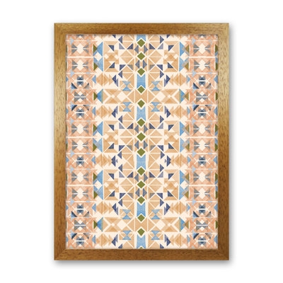 Boho Nomadic Tribal Orange - Print