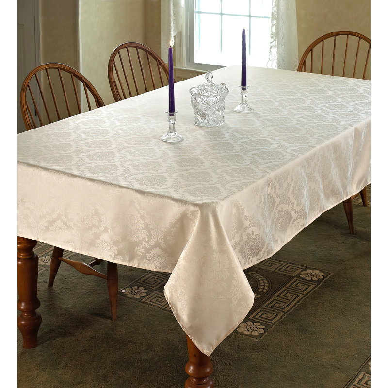 Wiesner Tablecloth, 70" W x 52" L, Ivory