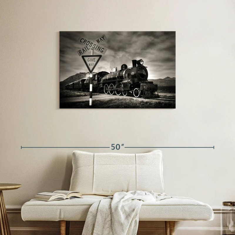 Mehar Rail Crossing, 24" H x 36" W