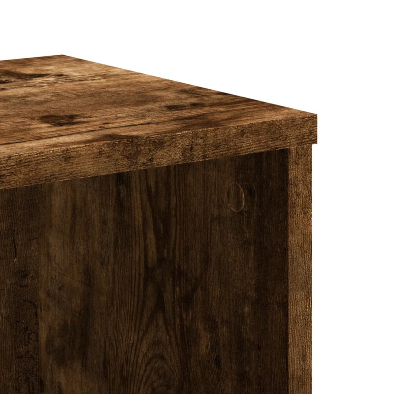 Savara 105cm H x 50cm W Bookcase, Smoked Oak
