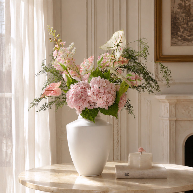Vases de table en céramique White Bud