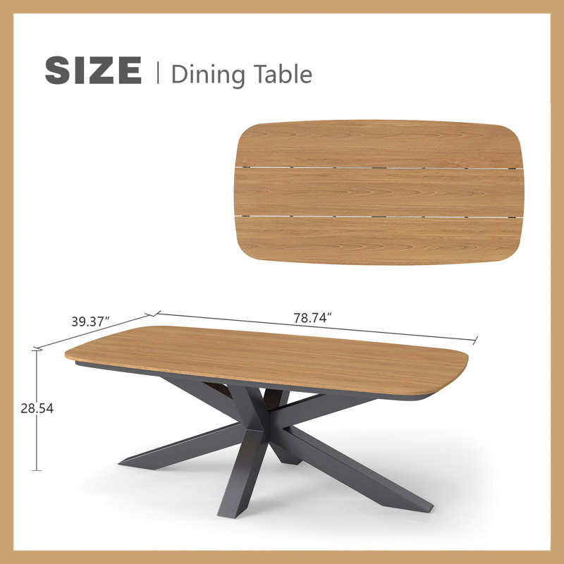Table de salle à manger rectangulaire