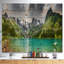 Mountain Lake Panorama - impression d'art graphique-35121719-35121722