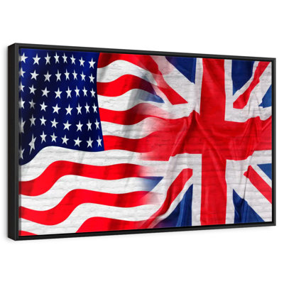 Drapeau américain et britannique Borges