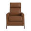 Fauteuil inclinable P2 en brun clair caillou