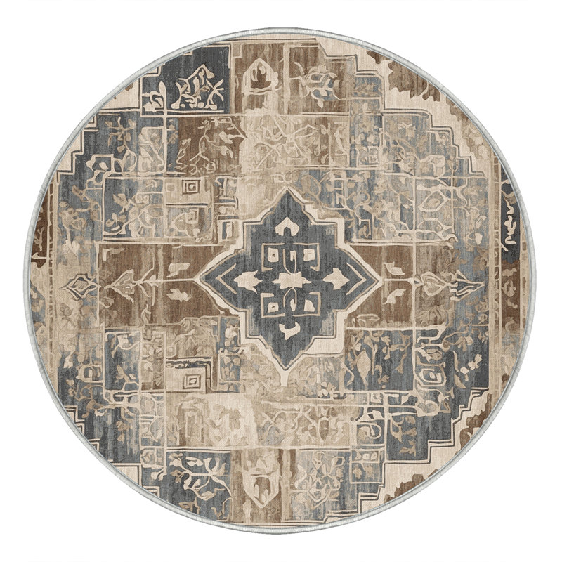 Embroidered Memories Rug, Round 7'