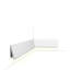 Moulure en polystyrène à fort impact blanc 1-1 / 8 po x l 3-7 / 8 po x L 78-3 / 4 po