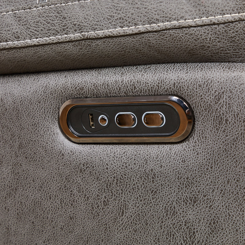 Fauteuil inclinable à bascule motorisé et pivotant à 240 degrés pour fauteuil inclinable à position infinie, appui-tête avec fonction d'alimentation