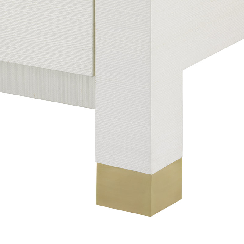 Camden Large 4-Drawer, Sand White