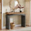 Console de 39,4 po avec plateau de table de 1,97 po d'épaisseur et petite console d'entrée pour le couloir, le vestibule, le salon-516670316-513791608