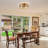 Vintage 18" Smart Flush Mount Ceiling Fan with Light Kit, Remote and APP Control