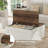 Jareal Coffee Table, 30.9" Square Farmhouse Wood Lift Top Storage Coffee Table, Square Coffee Table For Living Room, White-2104088584