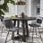Upholstered Faux Leather Counter Stool