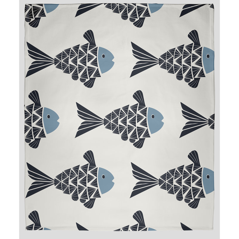 Beach Vacation Fleece Throw Blanket, 30" W x 40" L, Dusty Smoke, 1.75