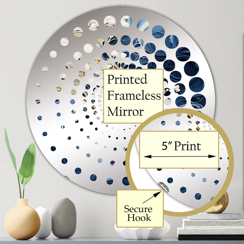 Liquide encre spirale III - Spiral Dot, 23,6 po x 23,6 po