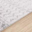 Narine Machine Woven Grey/White Indoor Rug-1484723508