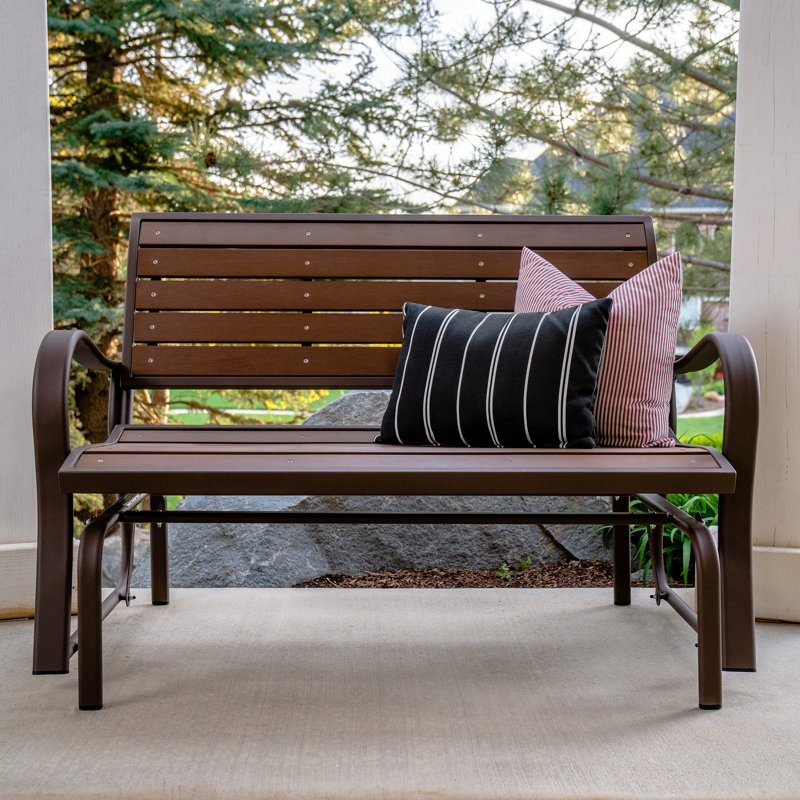 Glider Bench, Mocha Brown