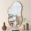 Asymmetrical Metal Wall Mirror-640007386-640007390