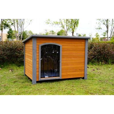 Niche pour chien 45 po en hiver