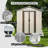 Outdoor Storage Garden Shed 5Ftx3ft Apex Roof White-121499171