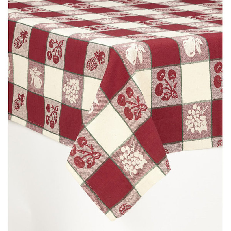 Nappe à carreaux bleu marine et blanc, Bourgogne/blanc