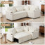 3 Seater Chenille Chaise End Sofa-1146995486