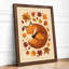 Autumn Fox Asleep Boho - Framed Print-1073081356-1073081395