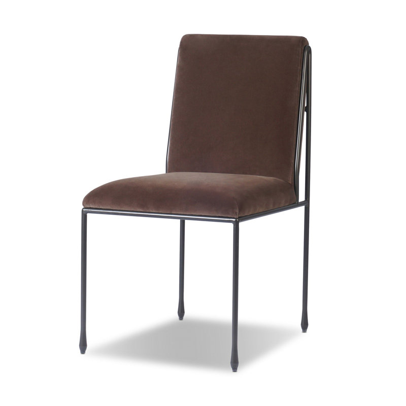 Decker Upholstered Dining Chair, Surrey Mink