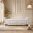 63" Bed Bench Beige Fabric