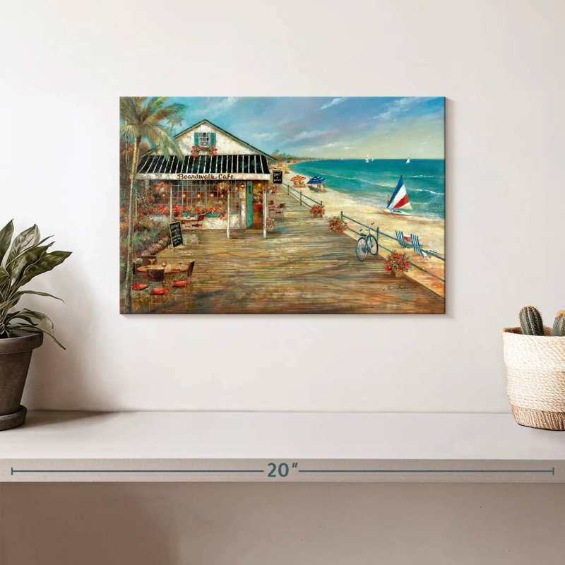 Gillard Boardwalk Cafe, 8" H x 12" W