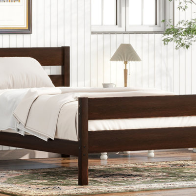 Twin Bed With Headboard And Footboard by Winston Porter